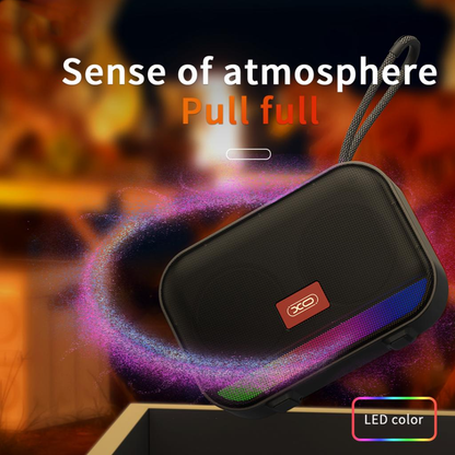 Tragbarer Bluetooth-Lautsprecher XO Design F66, 5W, RGB, Schwarz