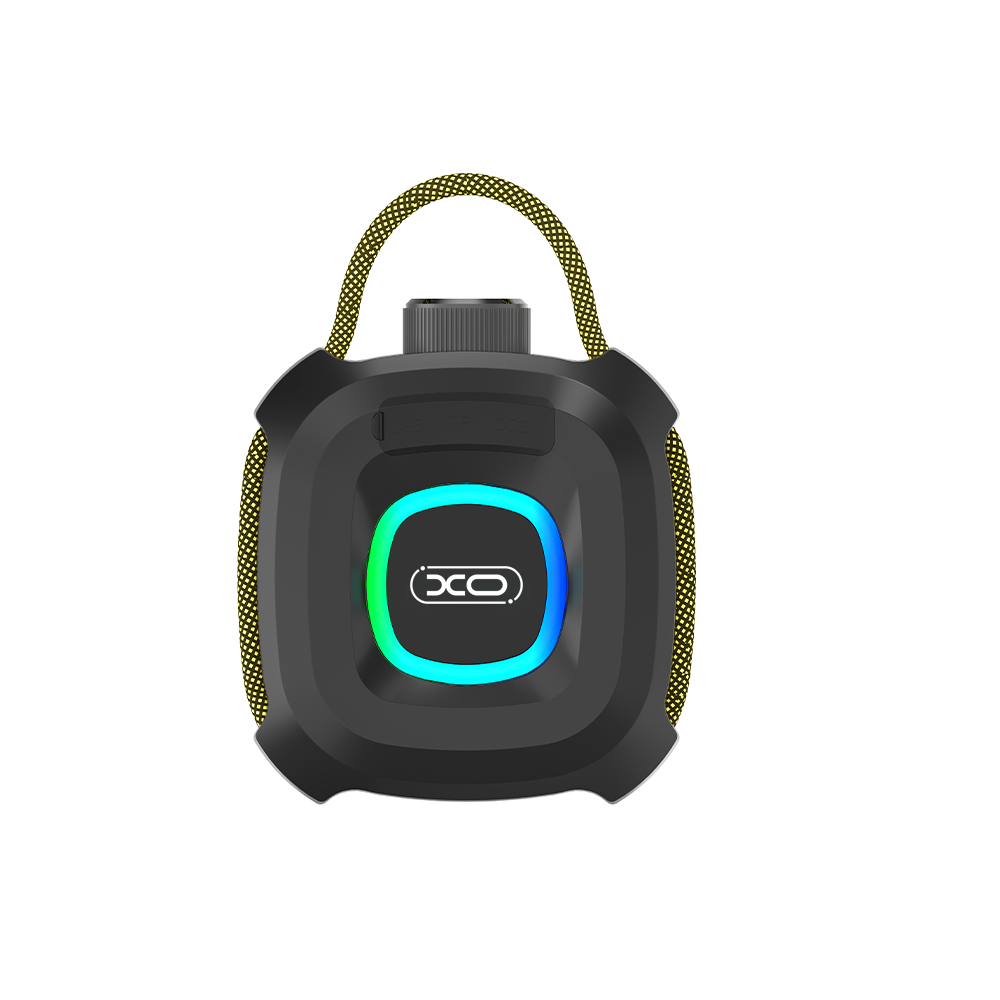 Tragbarer Bluetooth-Lautsprecher XO Design F77, TWS, RGB, wasserdicht, Schwarz