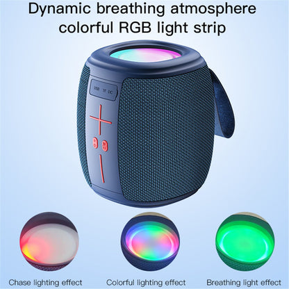 Tragbarer Bluetooth-Lautsprecher Yesido YSW14, 5W, RGB, Blau