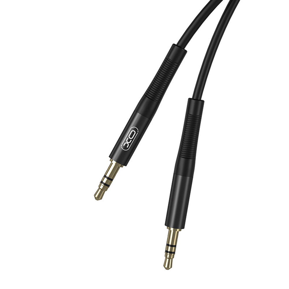 Audio-Kabel 3.5mm - 3.5mm XO Design NB-R175A, 1m, Schwarz
