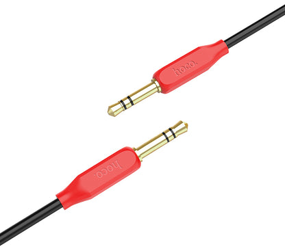 Audio-Kabel 3,5 mm - 3,5 mm HOCO UPA11, 1 m, Schwarz