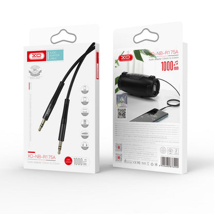 Audio-Kabel 3.5mm - 3.5mm XO Design NB-R175A, 1m, Schwarz