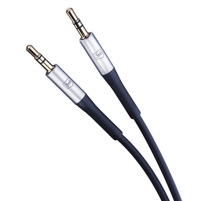 Audio-Kabel 3,5 mm - 3,5 mm 3MK, 1 m, Schwarz