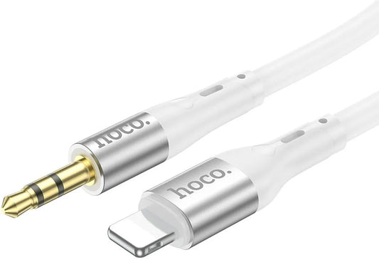 Lightning to 3.5mm Audio Cable HOCO UPA22, 1m, White