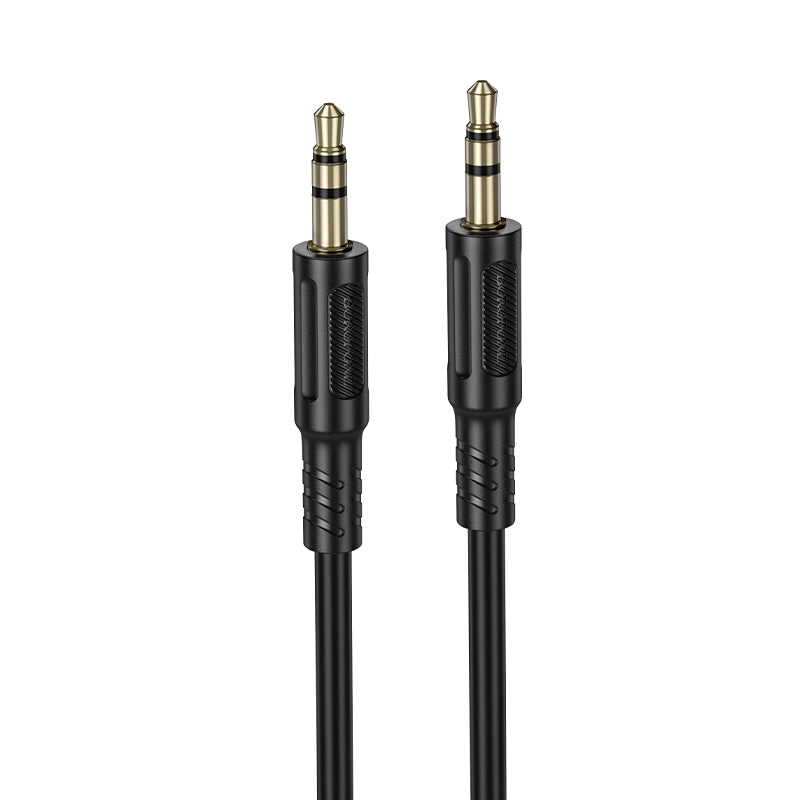 Audio-Kabel 3.5mm - 3.5mm Borofone BL25 Nice, 1m, Schwarz
