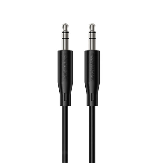 3,5-mm-Audiokabel - 3,5 mm Borofone BL26 Standard, 1 m, Schwarz