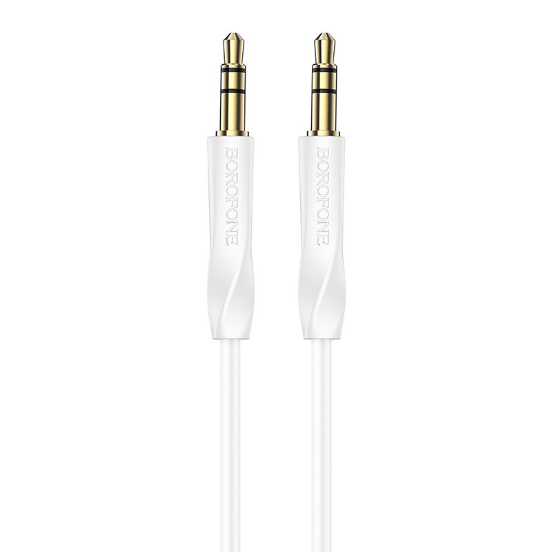 Audiokabel 3,5 mm - 3,5 mm Borofone BL16, 1 m, Weiß