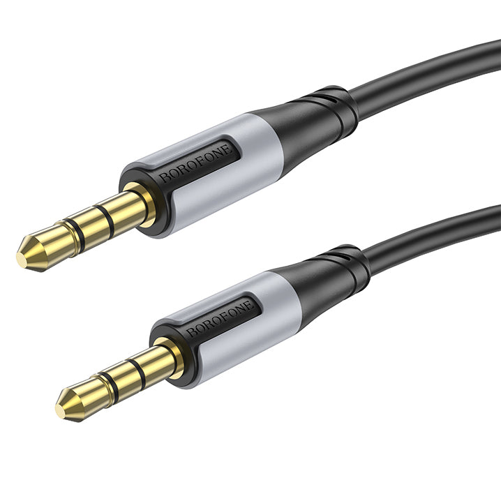 Audiokabel 3,5 mm - 3,5 mm Borofone BL19 Creator, 1 m, Schwarz