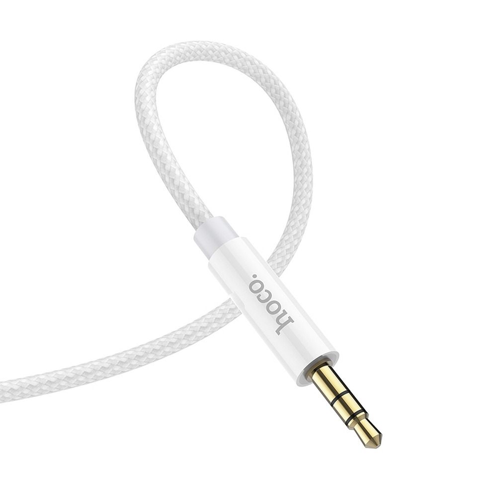 Audiokabel 3,5 mm - 3,5 mm HOCO UPA19, 1 m, Silber