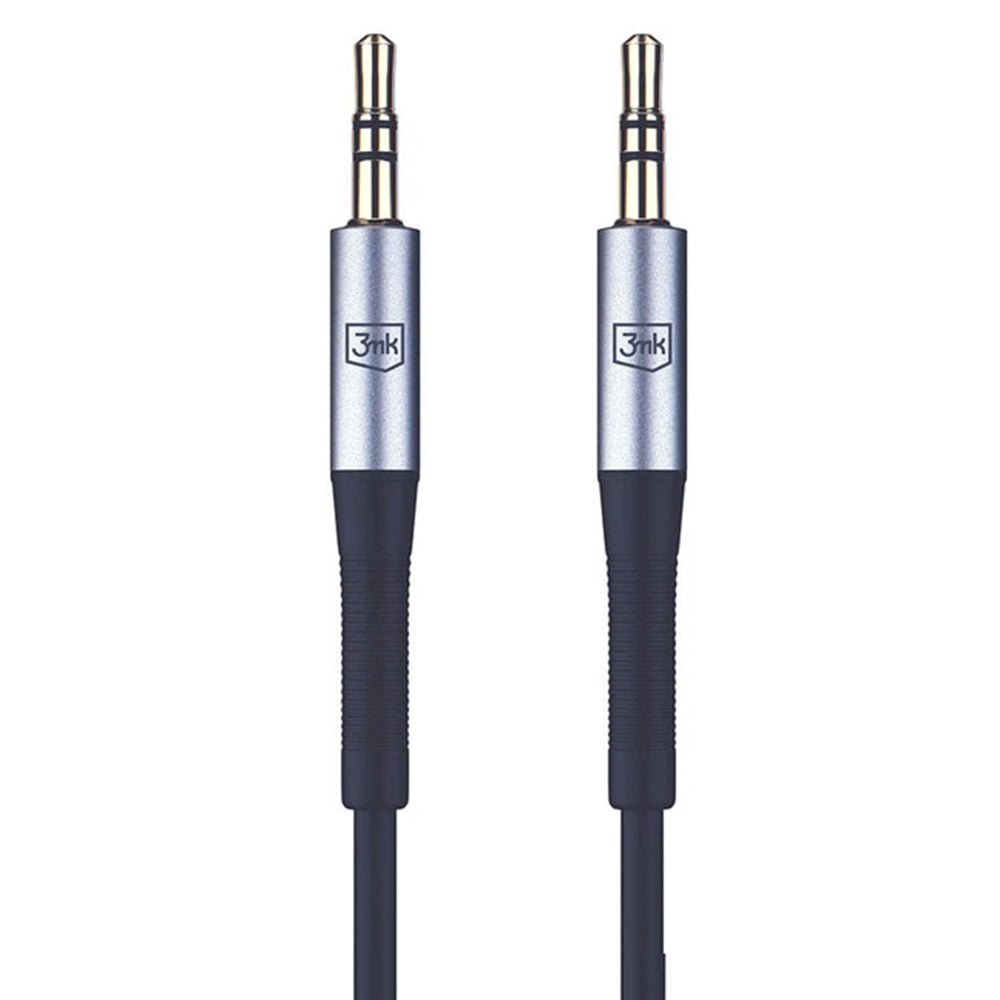 Audio-Kabel 3,5 mm - 3,5 mm 3MK, 1 m, Schwarz