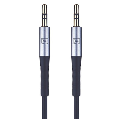 Audio-Kabel 3,5 mm - 3,5 mm 3MK, 1 m, Schwarz
