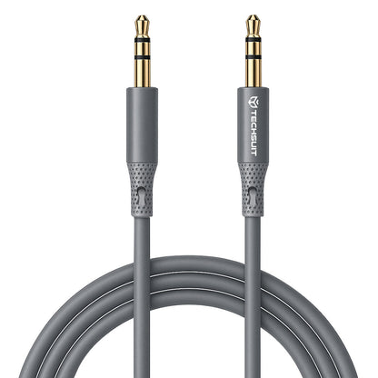 Audio Kabel 3.5mm - 3.5mm Techsuit AC3 SoundFlex, 1m, Grau