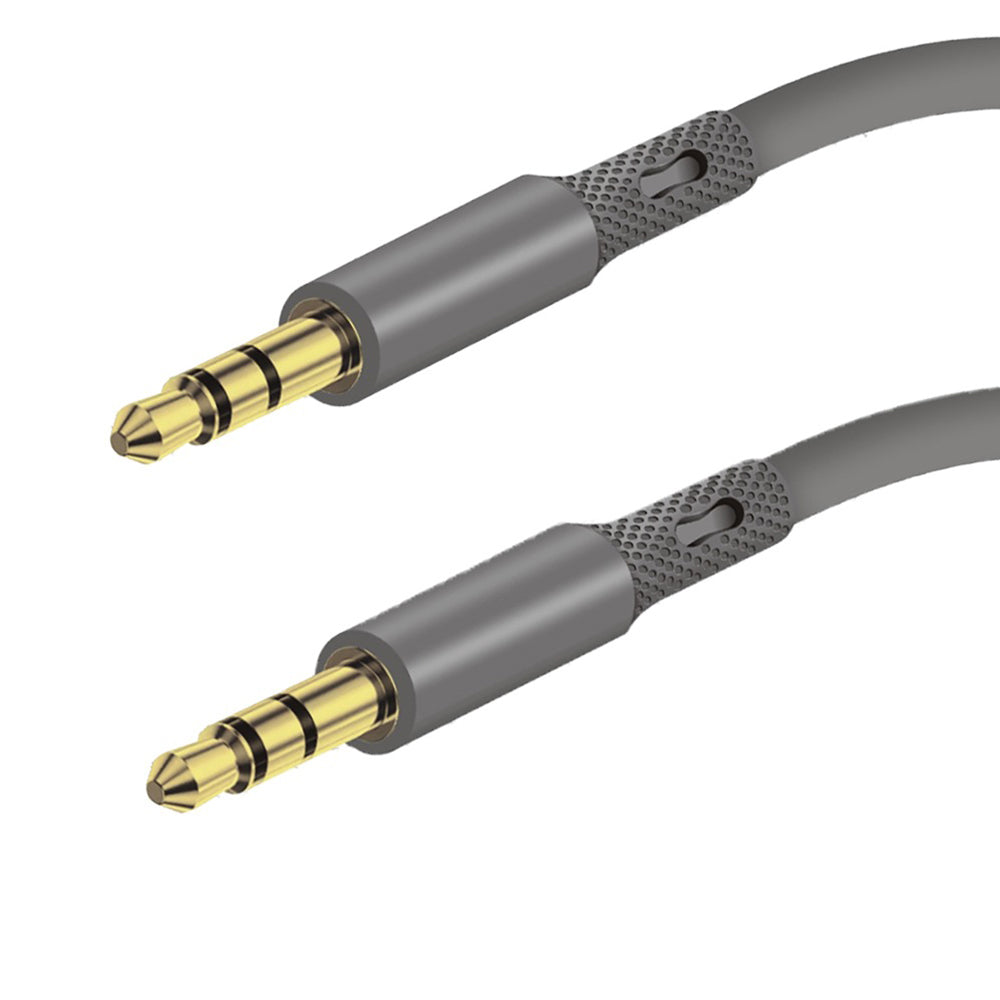 Audio Kabel 3.5mm - 3.5mm Techsuit AC3 SoundFlex, 1m, Grau