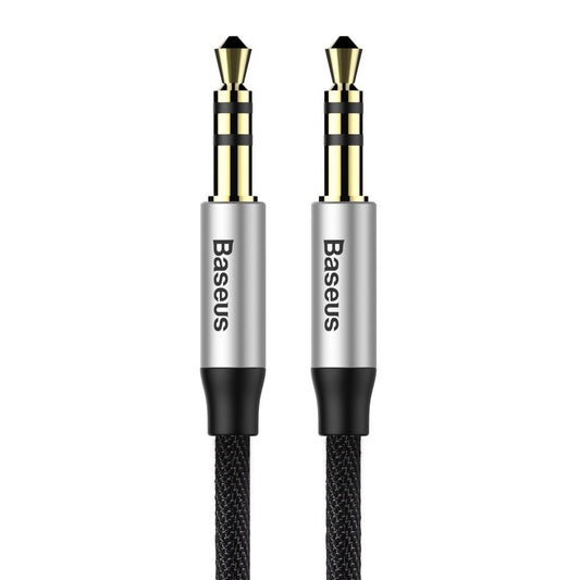 Audiokabel 3,5 mm - 3,5 mm Baseus Yiven M30, 1 m, Schwarz CAM30-BS1