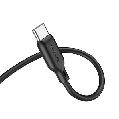 Audiokabel 3,5 mm – USB-C Borofone BL18, 1 m, Schwarz