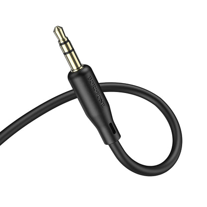 Audiokabel 3,5 mm - 3,5 mm Borofone BL18, 1 m, Schwarz