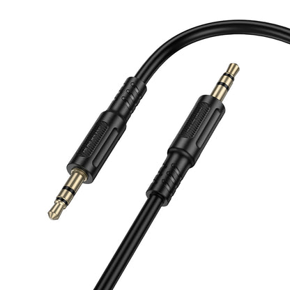 Audio-Kabel 3.5mm - 3.5mm Borofone BL25 Nice, 1m, Schwarz