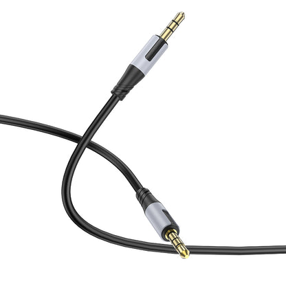 Audiokabel 3,5 mm - 3,5 mm Borofone BL19 Creator, 1 m, Schwarz