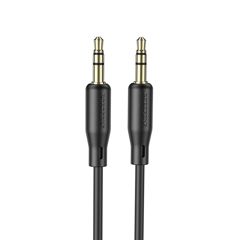 Audiokabel 3,5 mm - 3,5 mm Borofone BL18, 1 m, Schwarz