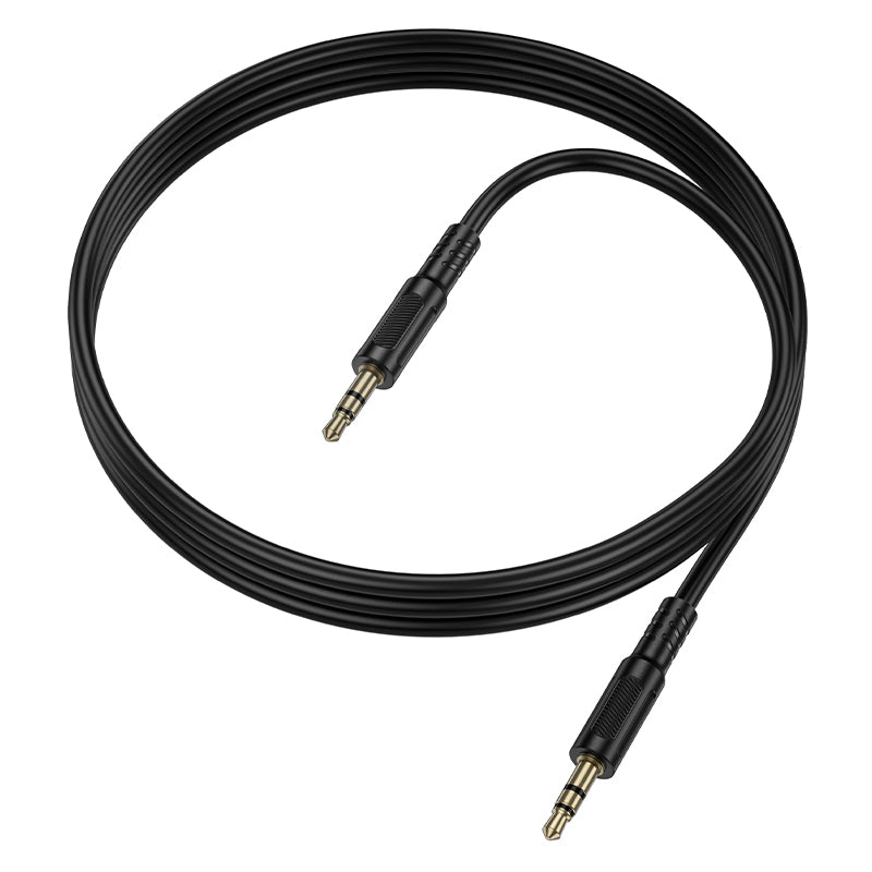 Audio-Kabel 3.5mm - 3.5mm Borofone BL25 Nice, 1m, Schwarz