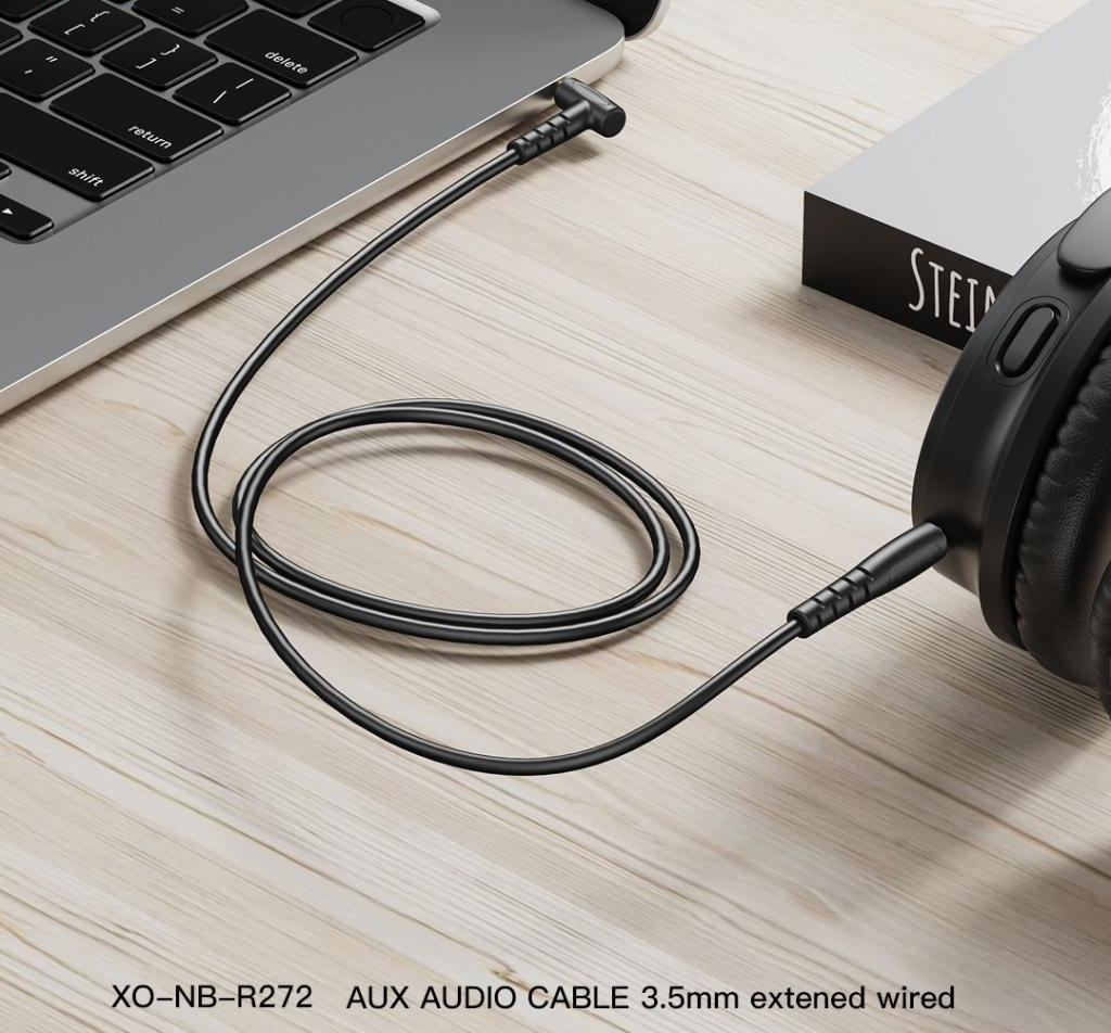 3.5mm - 3.5mm XO Design NB-R272 Audio Cable, 1m, Black