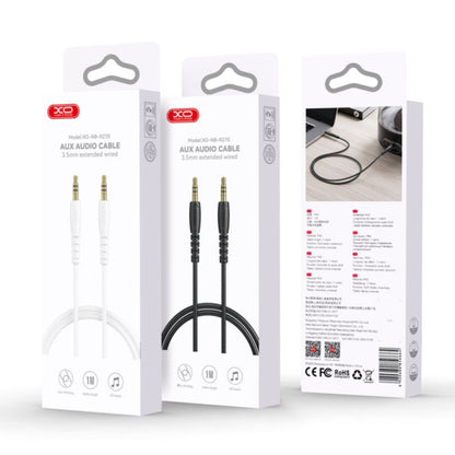 Audio-Kabel 3.5mm - 3.5mm XO Design NB-R270, 1m, Schwarz
