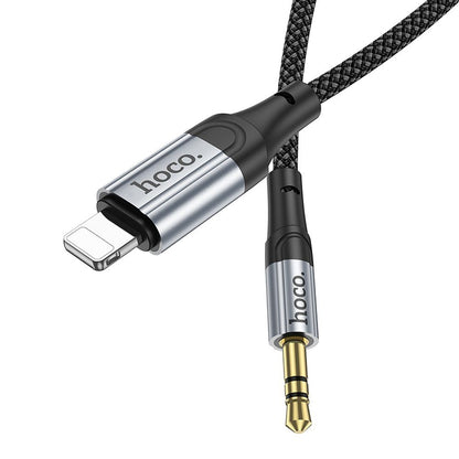 Audio-Kabel Lightning - 3,5mm HOCO UPA26, 1m, Schwarz