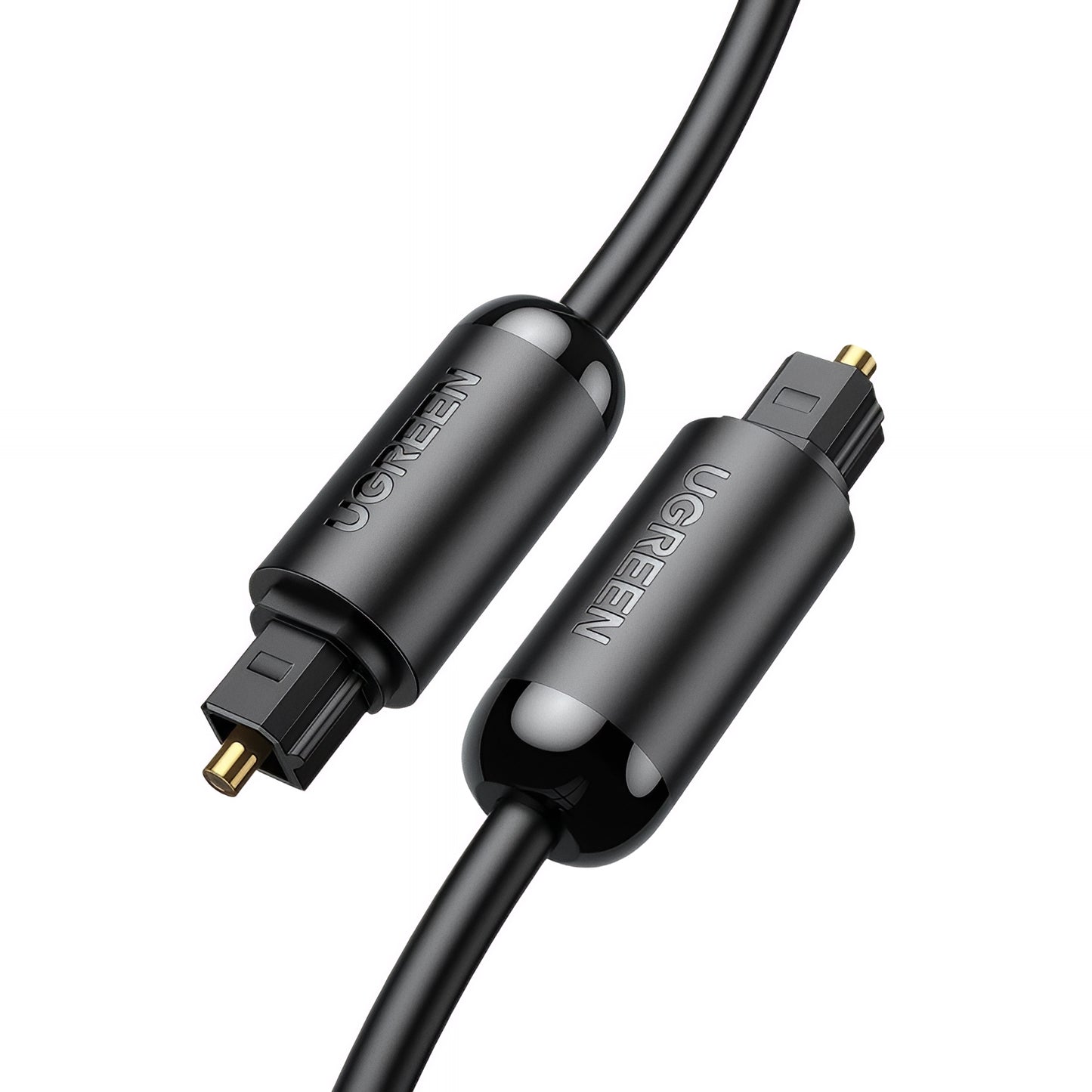 UGREEN AV122 Optisches Audiokabel, Toslink / SPDIF, 1,5m, Schwarz