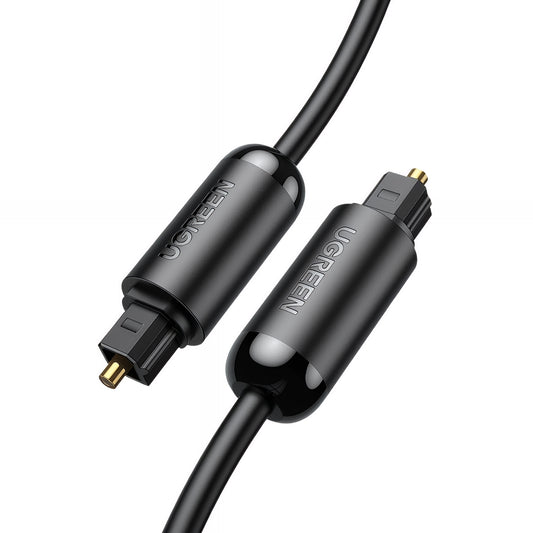 UGREEN AV122 Optisches Audiokabel, Toslink / SPDIF, 1,5m, Schwarz
