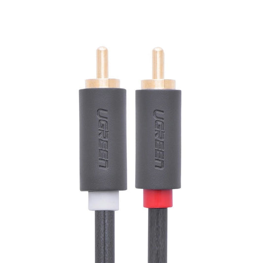 UGREEN AV104 Audiokabel, 2 x RCA - 2 x RCA, 2m, Schwarz