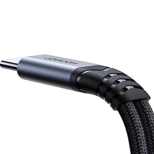USB-C to 3.5mm / USB-C Joyroom SY-C02 Audio Cable, 0.14m, Black