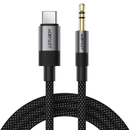 Audio-Kabel USB-C - 3,5mm Acefast J11, 1m, Schwarz