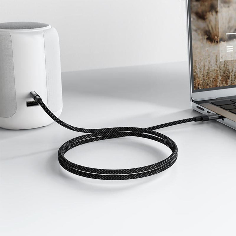 Audio-Kabel USB-C - 3,5mm Acefast J11, 1m, Schwarz
