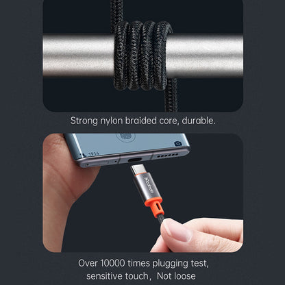 Audio-Kabel USB-C - 3,5mm McDodo CA-0820 Castle, 1,2m, Schwarz