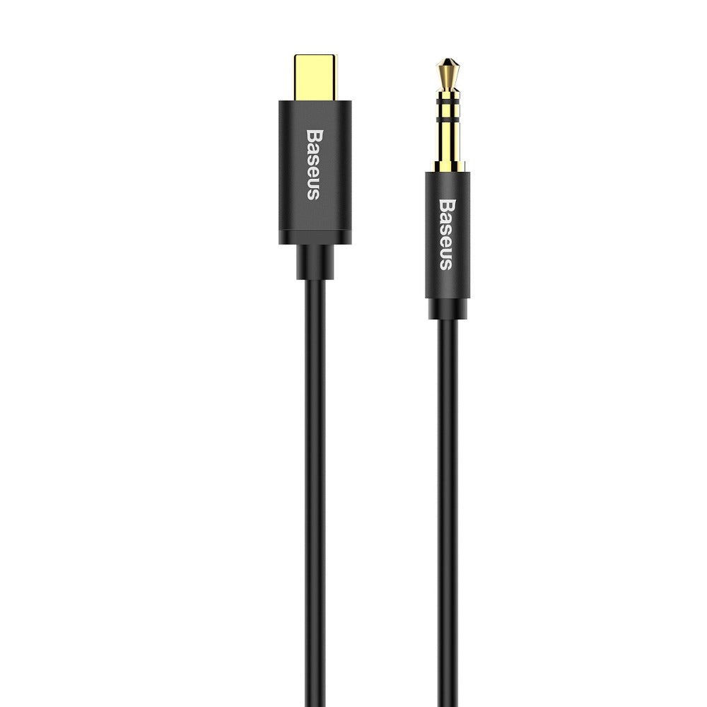 Audiokabel USB-C – 3,5 mm Baseus Yiven M01, 1,2 m, Schwarz CAM01-01