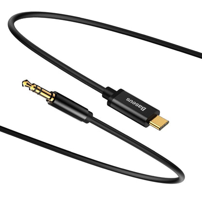 Audiokabel USB-C – 3,5 mm Baseus Yiven M01, 1,2 m, Schwarz CAM01-01