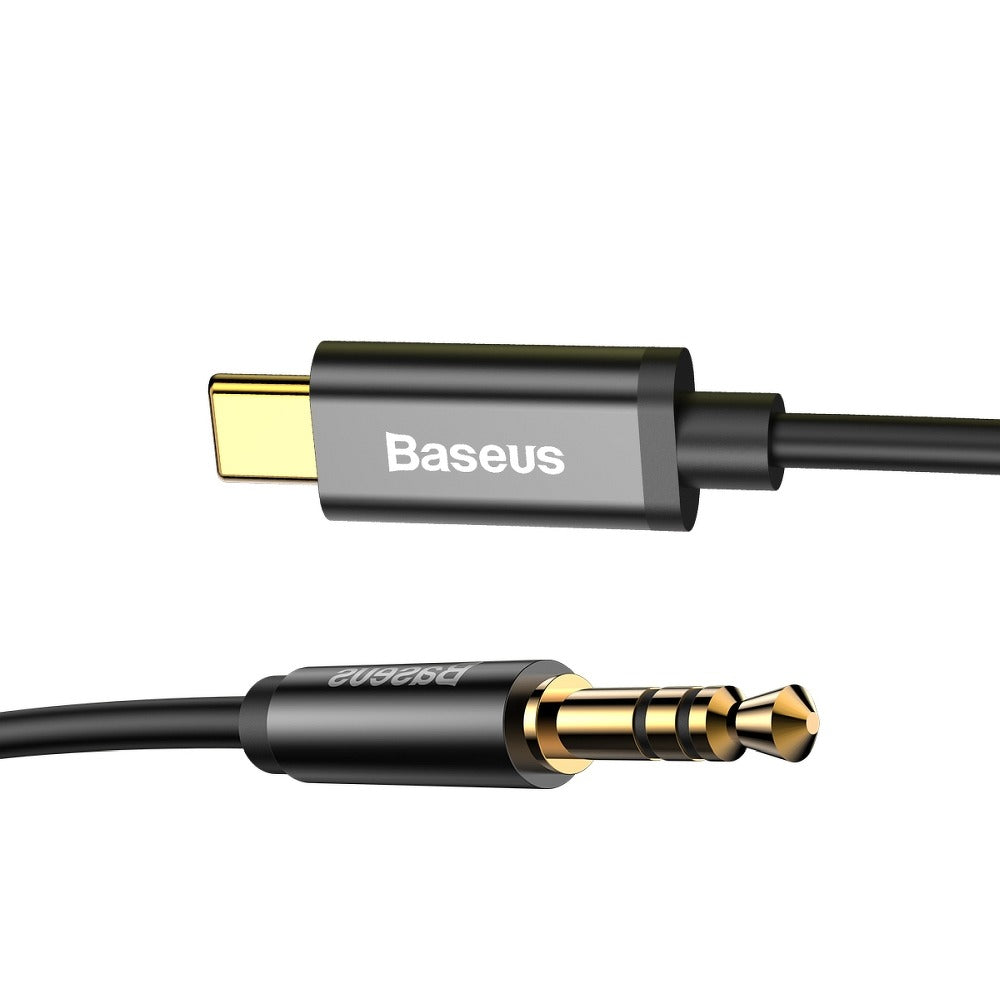 Audiokabel USB-C – 3,5 mm Baseus Yiven M01, 1,2 m, Schwarz CAM01-01