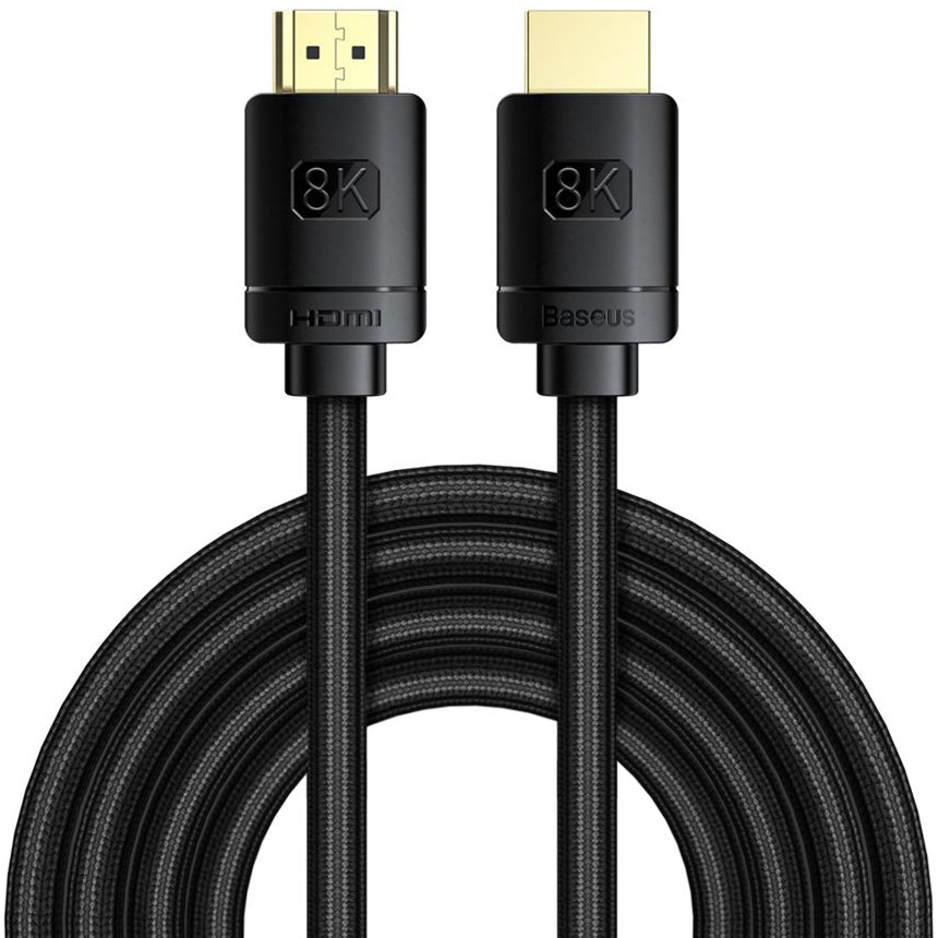 Baseus High Definition Series Videokabel, HDMI - HDMI, 8K, 3m, Schwarz CAKGQ-L01