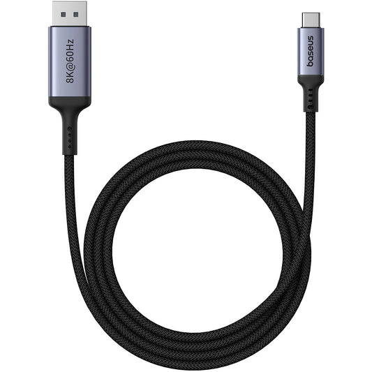 Audio- und Videokabel USB-C - DisplayPort Baseus Ultra Clarity, 8K, 2m, Schwarz B0063370D111-01