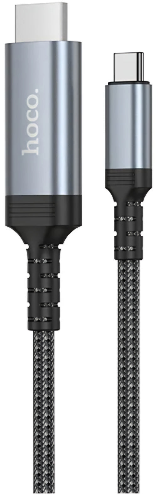 Audio- und Videokabel USB-C - HDMI HOCO UA43, 1,8 m, Grau