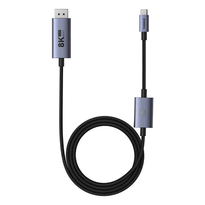 Audio- und Videokabel USB-C – DisplayPort Baseus, 8K, 1,5 m, Schwarz B0063370D111-02