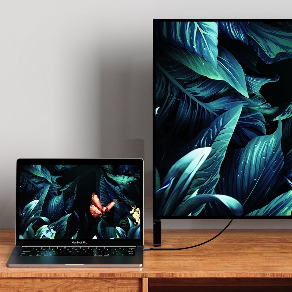 Audio- und Videokabel USB-C - DisplayPort Tech-Protect Ultraboost, 1,8m, Schwarz