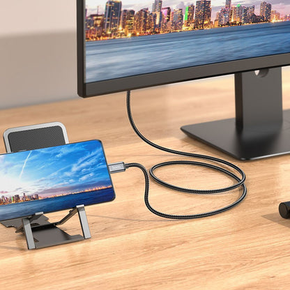 Audio- und Videokabel USB-C - HDMI HOCO UA27, 2m, Grau