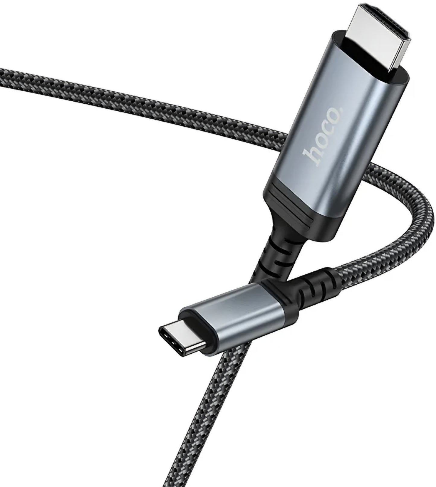 Audio- und Videokabel USB-C - HDMI HOCO UA43, 1,8 m, Grau