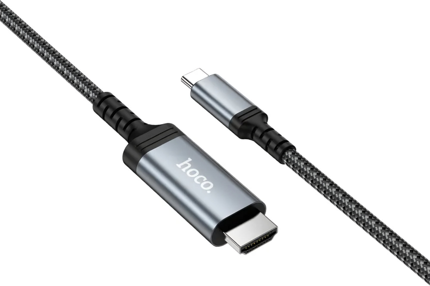 Audio- und Videokabel USB-C - HDMI HOCO UA43, 1,8 m, Grau