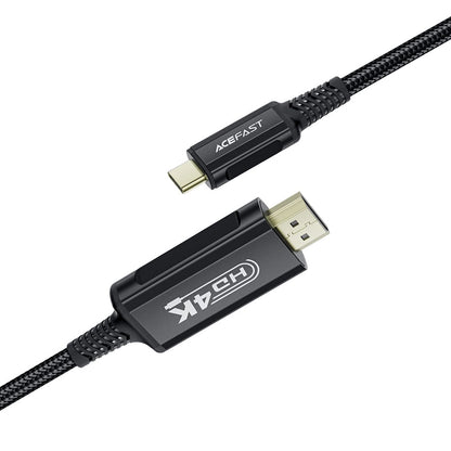 Audio- und Videokabel USB-C - HDMI Acefast C1-10, 1,8m, Schwarz