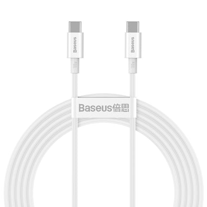 Daten- und Ladekabel USB-C - USB-C Baseus Superior Series, 100 W, 2 m, Weiß CATYS-C02