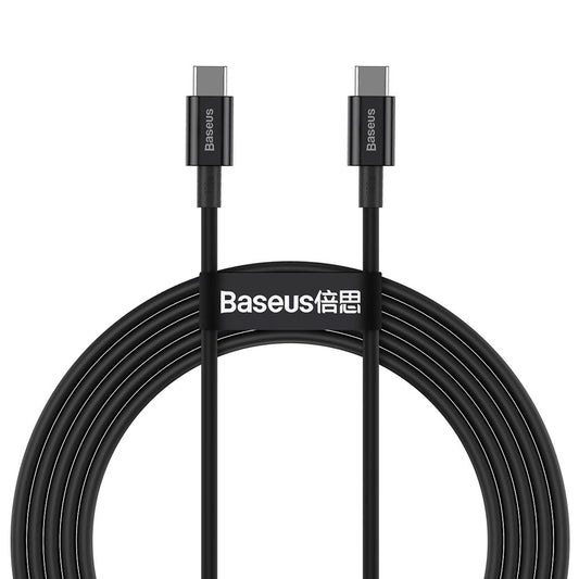 Daten- und Ladekabel USB-C - USB-C Baseus Superior Series, 100 W, 1 m, Schwarz CATYS-B01