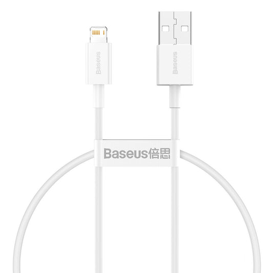 Daten- und Ladekabel USB-A – Lightning Baseus Superior Series, 20 W, 0,25 m, Weiß CALYS-02