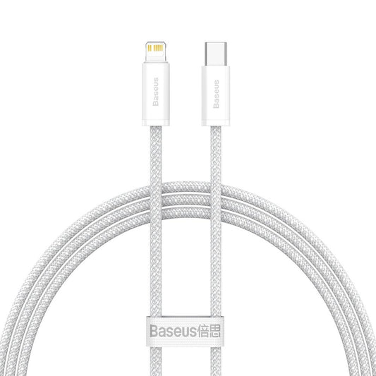 Daten- und Ladekabel USB-C – Lightning Baseus Dynamic Fast Charging, 20 W, 2 m, Weiß CALD000102